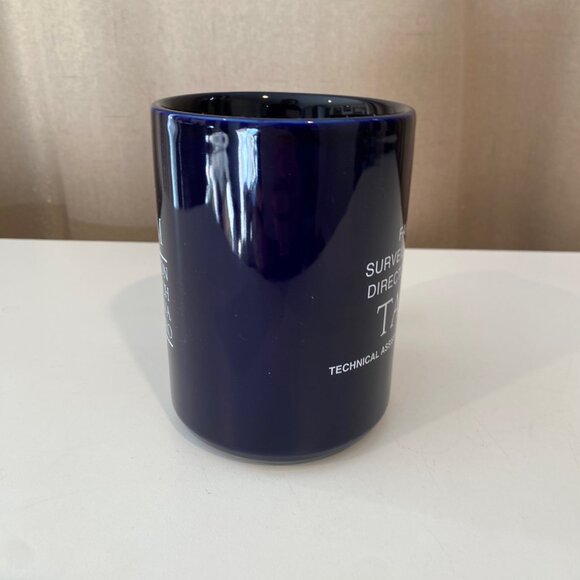 TAC TEAM Blue Coffee Mug 4.5” FAA Surveillance National Security Contract - Picture 2 of 5